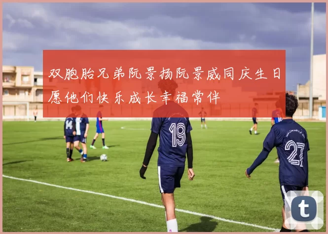 双胞胎兄弟阮景扬阮景威同庆生日愿他们快乐成长幸福常伴